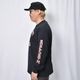 Hells Angels/New Roc City Support L/S T-Shirt�ʥإ륺���󥸥��륹 T����ġ˥֥�å��ߥ�å� [a-8443]