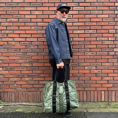 Us Customized US Military/M-65 Quilted Tote Bag（USカスタマイズ