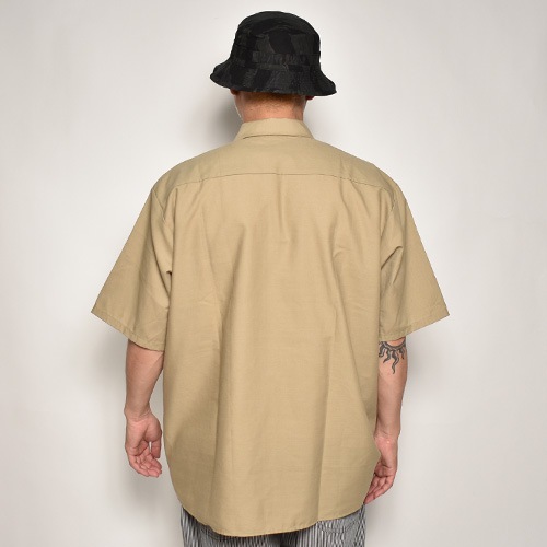 Red Kap��US/S/S Patched Wide Silhouette Solid Work Shirt�ʥ�åɥ���åסߥ��� ��åڥ�磻�ɥ��륨�åȥ���ġ˥١����� [a-5010]