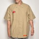 Red Kap��US/S/S Patched Wide Silhouette Solid Work Shirt�ʥ�åɥ���åסߥ��� ��åڥ�磻�ɥ��륨�åȥ���ġ˥١����� [a-5010]