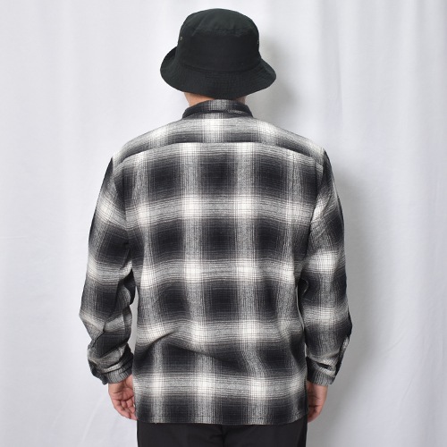 Towncraft/Ombre Checked  Flannel L/S Shirt�ʥ����󥯥�ե� �����å�����ġ˥ۥ磻�ȡߥ֥�å� [a-8702]