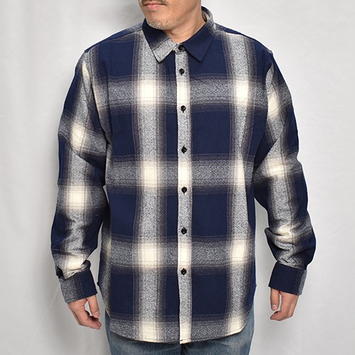 Shaka Wear/Ombre Checked Cotton/Poly L/S Shirt（シャカウェア 