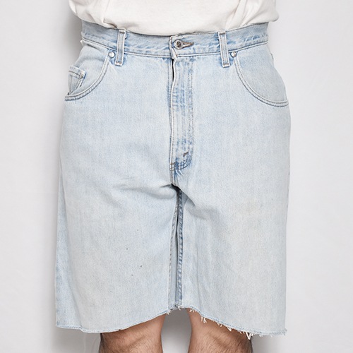 ��Levi's Silver Tab/Customized Cut Off Denim Shorts�ʥ꡼�Х�������С����� �ǥ˥ॷ�硼�ġ˥���ǥ���/������W34 [z-9143]