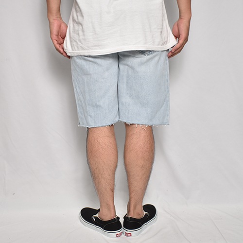��Levi's Silver Tab/Customized Cut Off Denim Shorts�ʥ꡼�Х�������С����� �ǥ˥ॷ�硼�ġ˥���ǥ���/������W34 [z-9143]