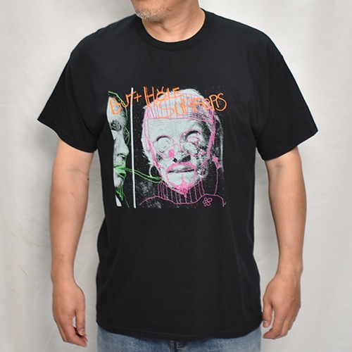 Butthole Surfers/Psychic Powerless Official S/S T-Shirt�ʥХåȥۡ��롦�����ե����� ���ե������T����ġ˥֥�å� [a-7940]