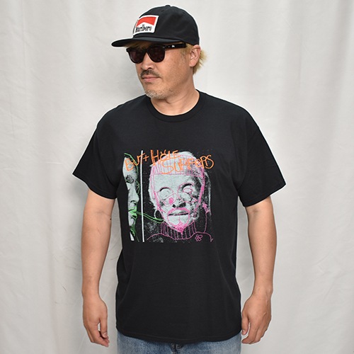 Butthole Surfers/Psychic Powerless Official S/S T-Shirt�ʥХåȥۡ��롦�����ե����� ���ե������T����ġ˥֥�å� [a-7940]