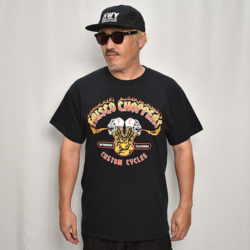 Frisco Choppers/Skull Motor S/S T-Shirt（フリスコチョッパー