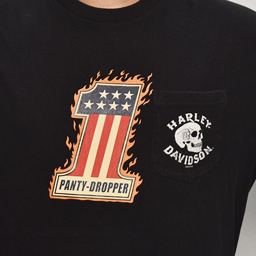 Panty DropperUS/Custom Printed Biker S/S T-Shirt/No.1(ѥƥɥåѡߥ T)֥å/XL [y-0418]