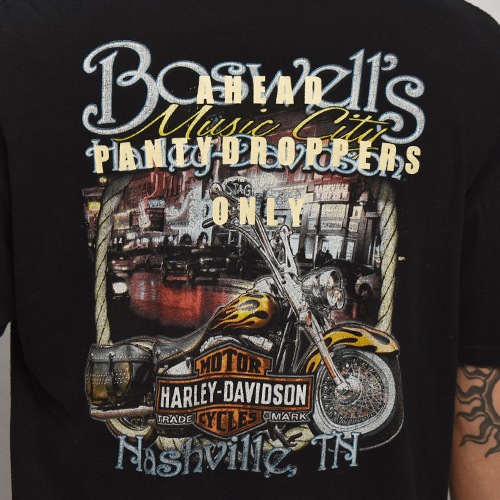 Panty DropperUS/Custom Printed Biker S/S T-Shirt/No.1(ѥƥɥåѡߥ T)֥å/XL [y-0418]