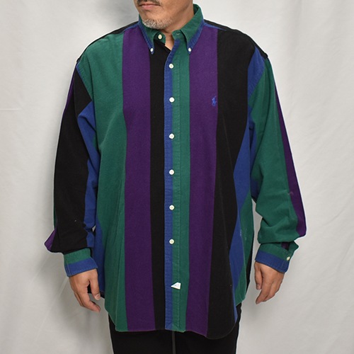 Polo Ralph Lauren/Cotton Flannel L/S Shirtʥե ͥ륷ġ˥꡼ߥ֥롼ߥѡץߥ֥å/XL [y-0531]