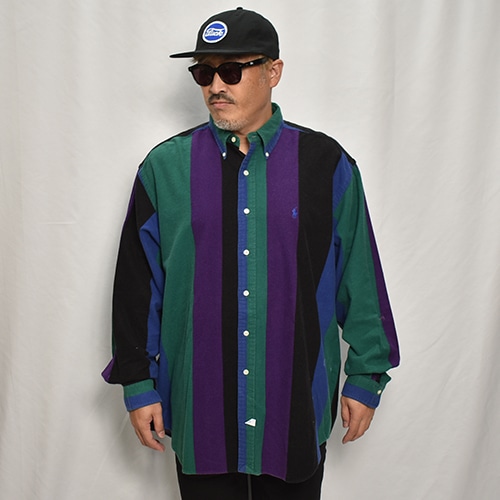 Polo Ralph Lauren/Cotton Flannel L/S Shirtʥե ͥ륷ġ˥꡼ߥ֥롼ߥѡץߥ֥å/XL [y-0531]