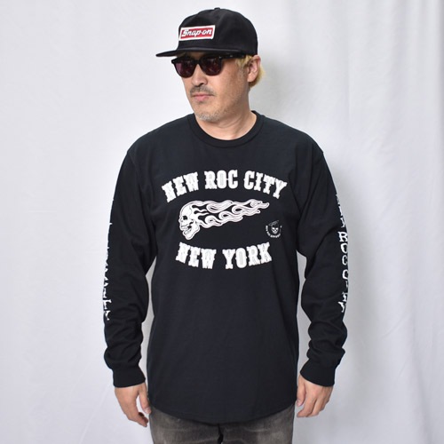 Hells Angels/New Roc City Support L/S T-Shirt（ヘルズエンジェルス