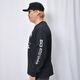 Hells Angels/New Roc City Support L/S T-Shirt�ʥإ륺���󥸥��륹 T����ġ˥֥�å��ߥۥ磻�� [a-8444]