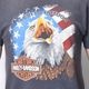 ��Vintage/Old Harley Davidson Dealer & Rally T-Shirt(�ϡ��졼���ӥåɥ��� T�����)�֥�å�/������L [y-1407]