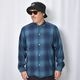 Towncraft/Ombre Checked  Flannel L/S Shirt�ʥ����󥯥�ե� �����å�����ġ˥֥롼�ߥͥ��ӡ� [a-8703]