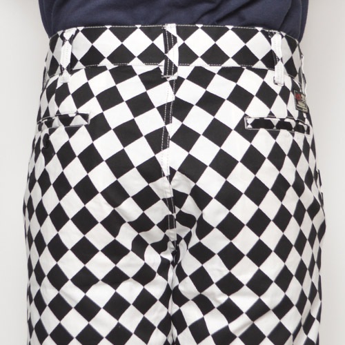 Cut-Rate/Diamond Checker Short Pants�ʥ��åȥ쥤�� �����å������硼�ȥѥ�ġ˥ۥ磻�ȡߥ֥�å� [n-9125]