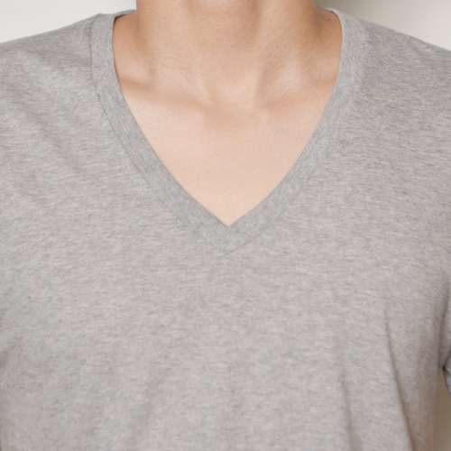 Ralph Lauren/Classic Cotton V-neck T-shirt�ʥ��ե������ V�ͥå�T����ġ˥إ������졼 [n-9164]