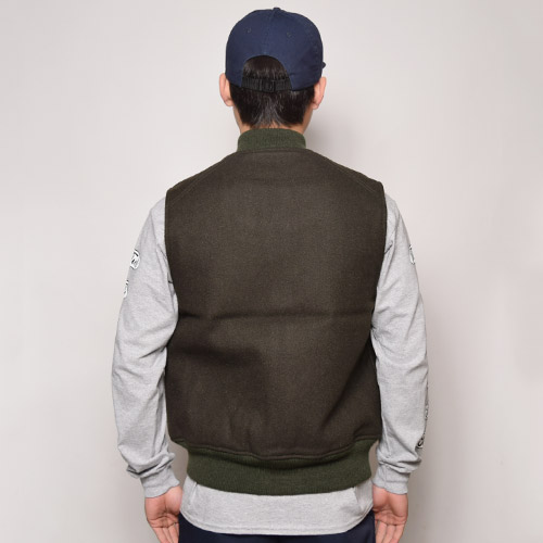 GB Sports by Golden Bear��US/Melton Varsity Vest�ʥ�����ǥ�٥����ߥ��� ���ȥ�٥��ȡ˥��꡼�� [n-9481]
