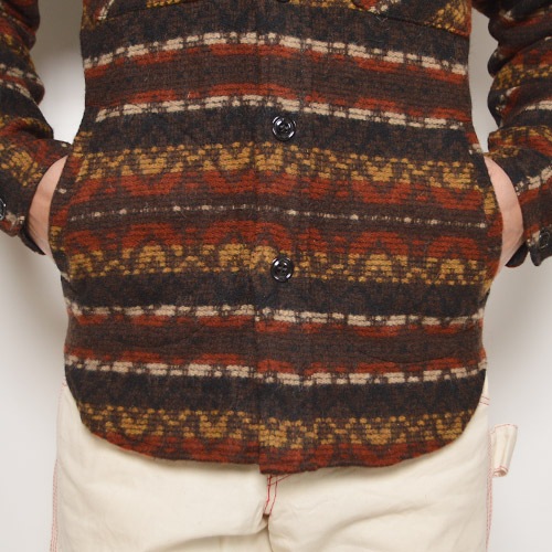 Johnson Woolen MillsUS/4Pocket Wool Shirts Jacketʥ󥽥ߥ 륷ĥ㥱åȡ˥֥饦ߥå [n-9617]