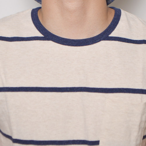 Vans/JT Merechant Border Pocket T-shirt�ʥХ� �ܡ�����T����ġ˥ʥ�����ߥͥ��ӡ� [n-9939]