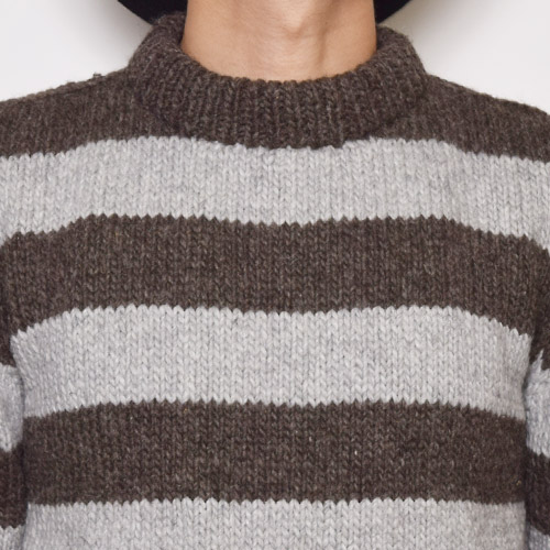 Artesania��US/Border Crew Neck Knit(����ƥ��˥��ߥ��� �ܡ������˥å�)�饤�ȥ��졼�ߥ��������졼 [a-0567]