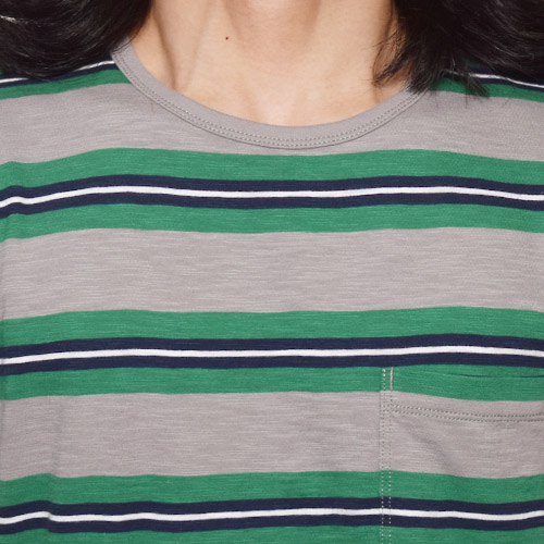 Vans/JT Culloden Border Pocket T-shirtʥХ ܡTġ˥졼ߥ꡼ߥͥӡ [a-0873]