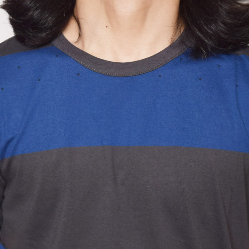 Vans/Wylie Border T-shirtʥХ ܡTġ˥֥롼ߥ졼 [a-0875]