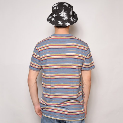 Vans/Breman Border T-Shirt�ʥХ� �ޥ���ܡ�����T����ġ˥֥롼�ޥ�� [a-1092]