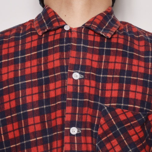��Vintage Printed Frannel Shirt�ʥ�����ơ����ץ��ȥե��ͥ륷��ġ˥�åɡߥͥ��ӡ�/������L [u-9394]