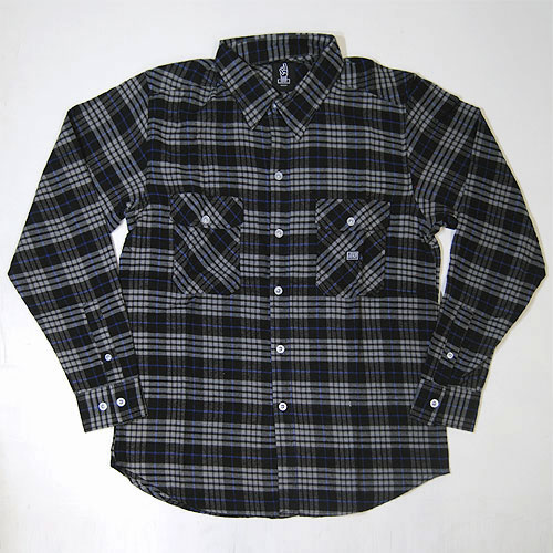 Loser Machine/Loser Flannel Shirt/Black [n-3462]