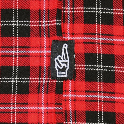 Loser Machine/Loser Flannel Shirt/Red [n-3461]
