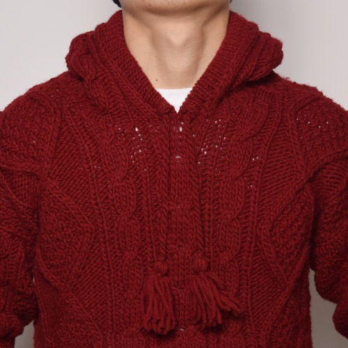 ArtesaniaUS/Pullover Cable Knit Hoodie(ƥ˥ߥ ˥åȥѡ)Сǥ [n-7554]