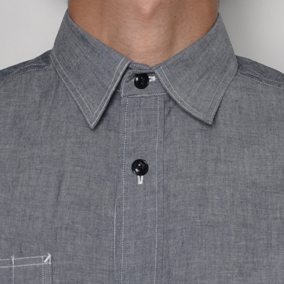 Cut-Rate/S/S Chambray Shirtʥåȥ쥤 ֥졼ġ˥ͥӡ [n-6994]