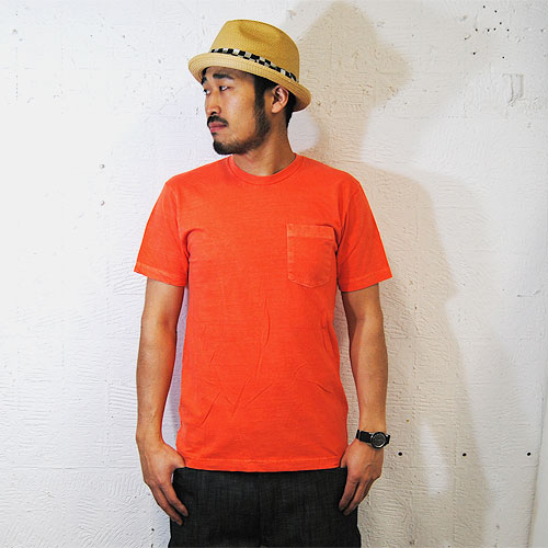 American Apparel��US/Pigment Dye Pocket T-Shirt�ʥ���ꥫ�󥢥ѥ�� T����ġ˥���� [n-3878]