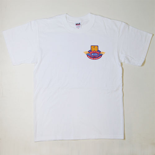 NHRA/50th Anniversary T-shirt�ʥ��̥����������륨��T����ġ˥ۥ磻�� [n-4083]