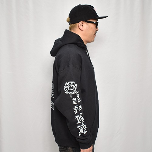 HWY��US/Tattoo Flash Pullover Hoodie�ʥ��������֥�塼�磻�ߥ��� �������åȥѡ������˥֥�å� [a-7377]