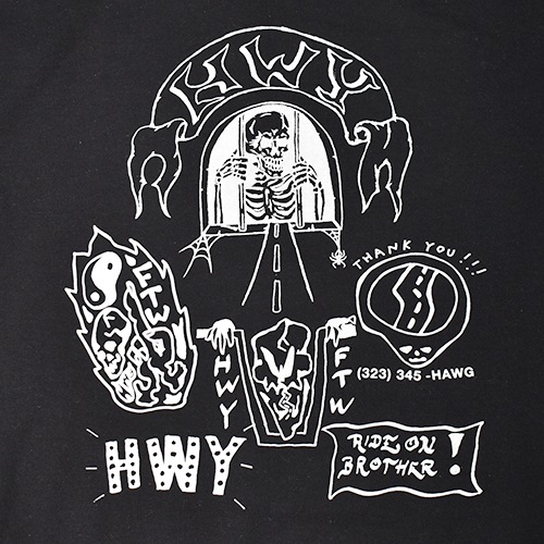 HWY��US/Tattoo Flash Pullover Hoodie�ʥ��������֥�塼�磻�ߥ��� �������åȥѡ������˥֥�å� [a-7377]