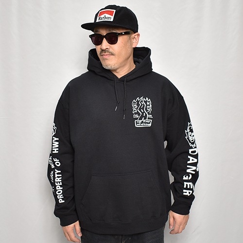 HWY��US/Tattoo Flash Pullover Hoodie�ʥ��������֥�塼�磻�ߥ��� �������åȥѡ������˥֥�å� [a-7377]