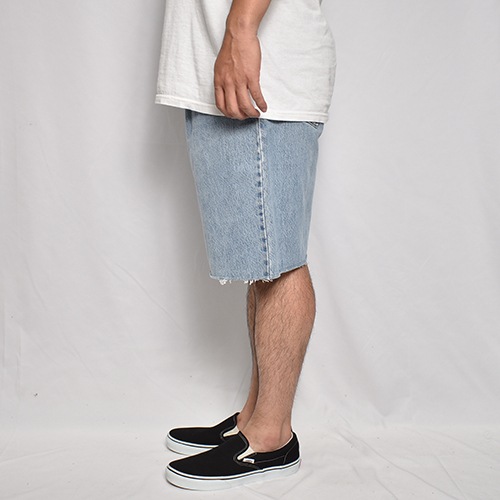 ��Levi's Silver Tab/Customized Cut Off Denim Shorts�ʥ꡼�Х�������С����� �ǥ˥ॷ�硼�ġ˥���ǥ���/������W34 [z-9144]