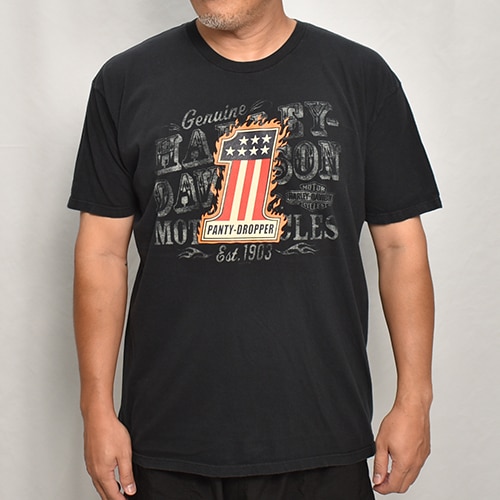 Panty Dropper��US/Custom Printed Biker S/S T-Shirt/No.1(�ѥ�ƥ��ɥ��åѡ��ߥ��� T�����)�֥�å�/������XL [y-0419]