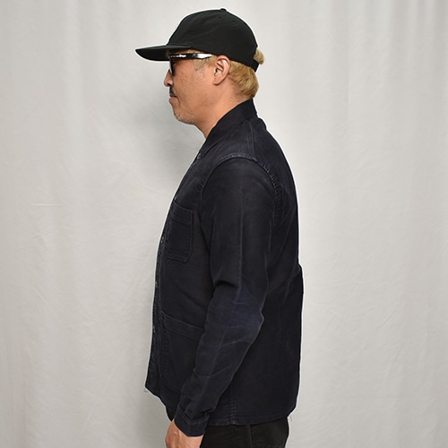 50's-60's Vintage French Moleskin Work Jacket(ե⡼륹 㥱å)ͥӡ/54cm [y-0606]