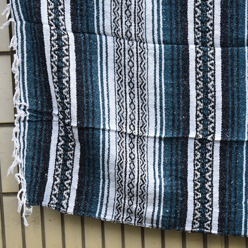 メキシカンラグ Mexican Rag Blanket（メキシカンラグブランケット）ダークエメラルド