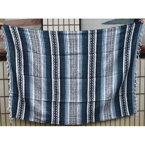 Mexican Rag Blanket（メキシカンラグブランケット）ダークエメラルド