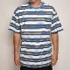 Dickies/Relaxed Fit Multi Striped Pocket S/S Tee�ʥǥ��å����� �ܡ������ݥ��å�T����ġ˥֥롼�ߥۥ磻�ȡߥ������� [a-6168]