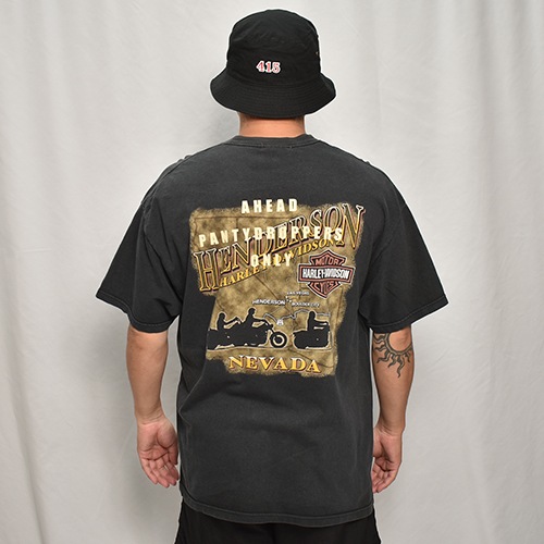 Panty Dropper��US/Custom Printed Biker S/S T-Shirt/No.1(�ѥ�ƥ��ɥ��åѡ��ߥ��� T�����)�֥�å�/������XL [y-0420]