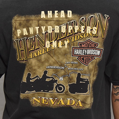 Panty Dropper��US/Custom Printed Biker S/S T-Shirt/No.1(�ѥ�ƥ��ɥ��åѡ��ߥ��� T�����)�֥�å�/������XL [y-0420]