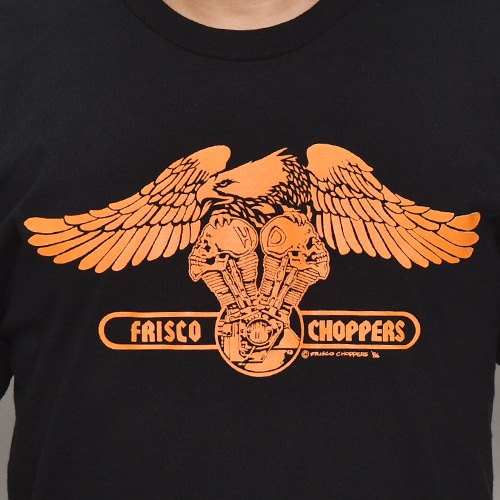 Frisco ChoppersUS/Old School Eagle T-Shirtʥեꥹåѡߥ Tġ˥֥åߥ [a-8151]