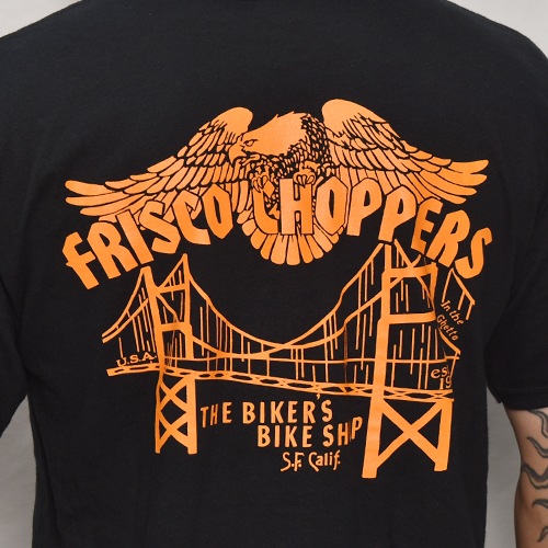 Frisco ChoppersUS/Old School Eagle T-Shirtʥեꥹåѡߥ Tġ˥֥åߥ [a-8151]