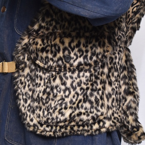 Fake Fur Hunting Vest�ʥե������ե��� �ϥ�ƥ��󥰥٥��ȡ˥쥪�ѡ��ɡߥ١�����٥�� [a-8350]