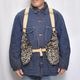 Fake Fur Hunting Vest�ʥե������ե��� �ϥ�ƥ��󥰥٥��ȡ˥쥪�ѡ��ɡߥ١�����٥�� [a-8350]